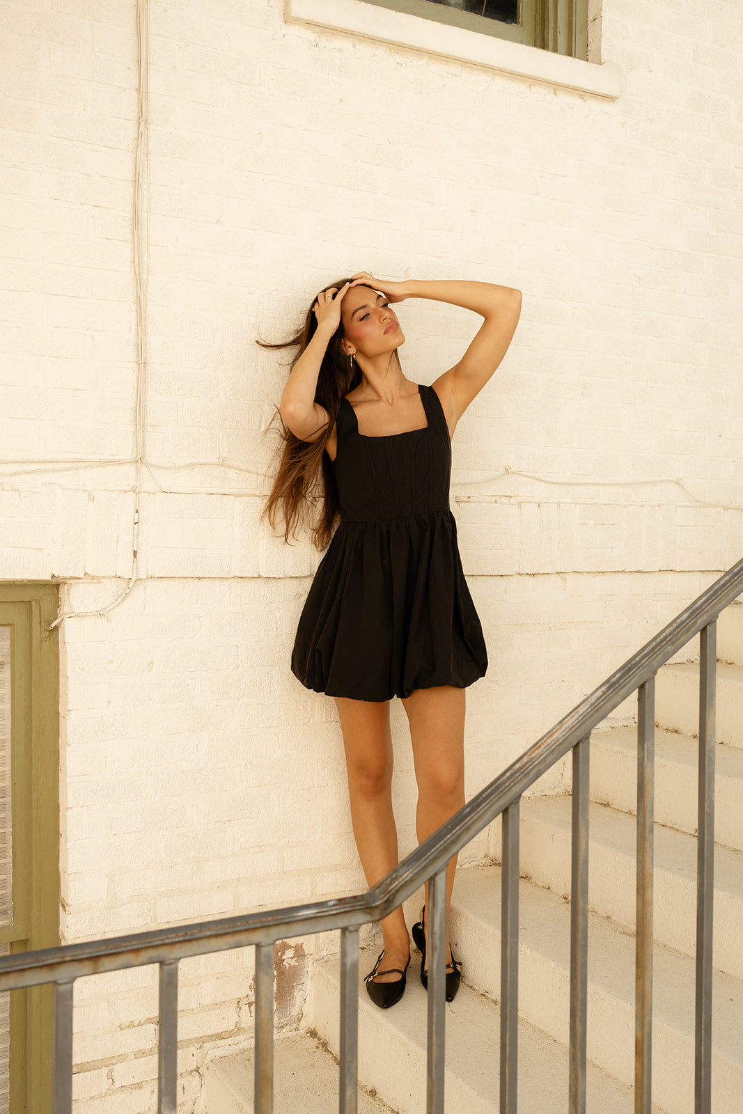 Heidi Mini Dress - Black image 12