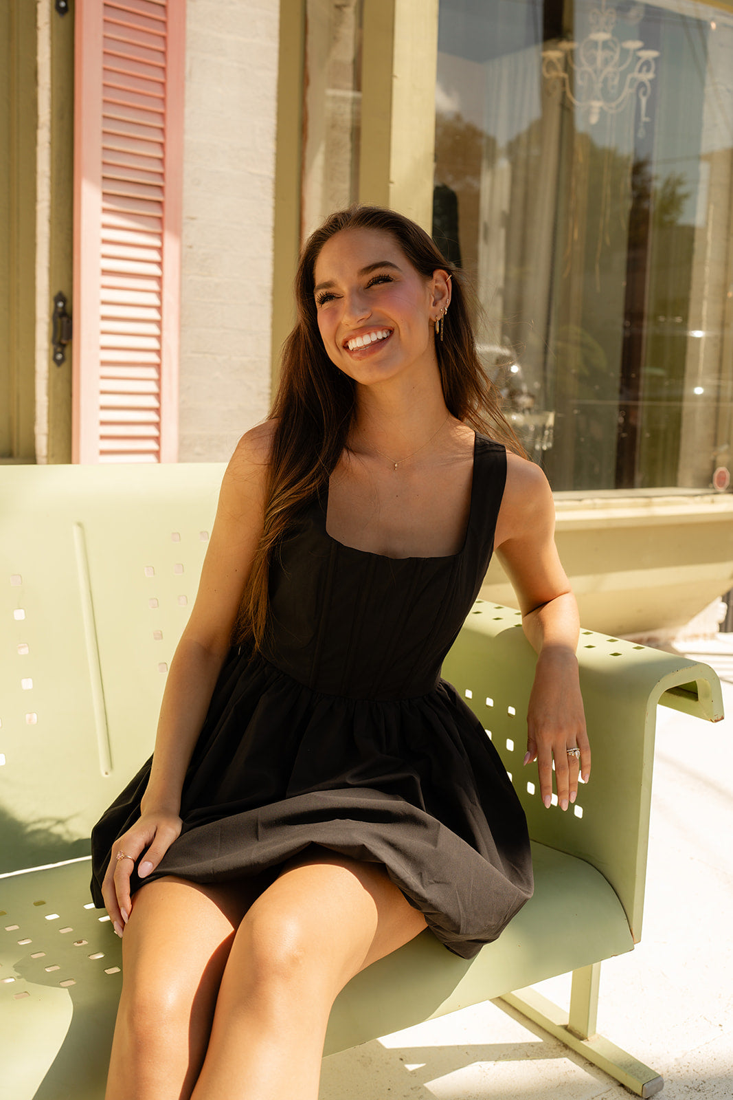 Heidi Mini Dress - Black image 1