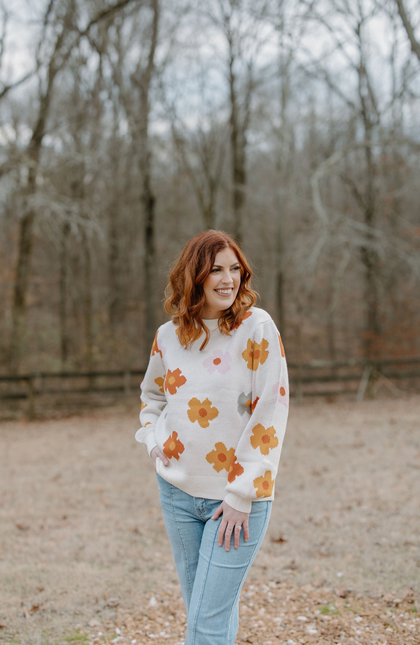 Sweet Floral Sweater image 3