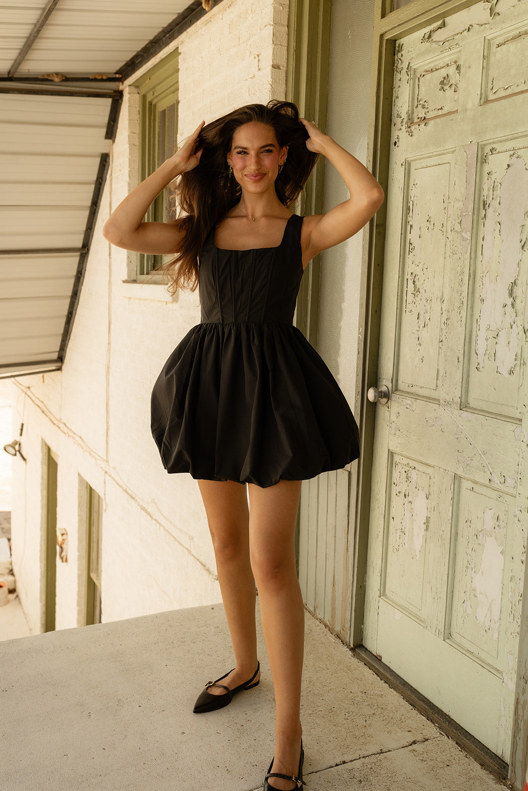Heidi Mini Dress - Black image 14