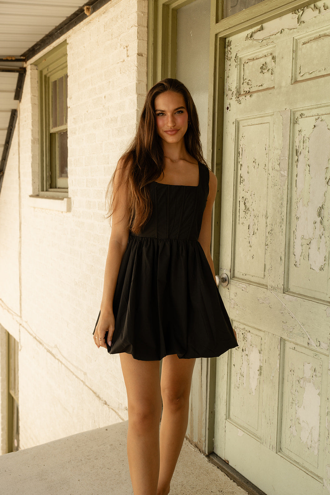 Heidi Mini Dress - Black image 11