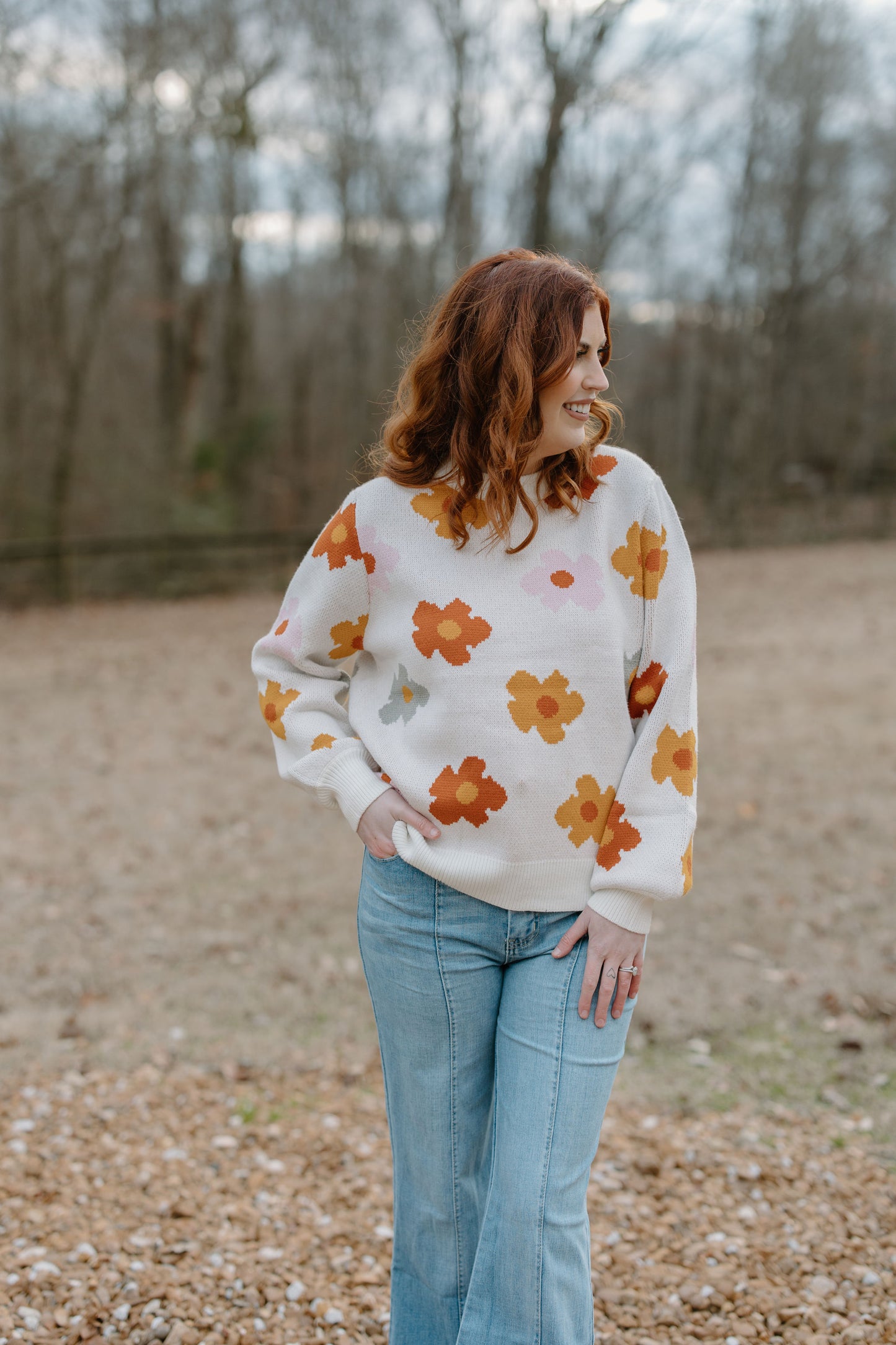Sweet Floral Sweater image 2
